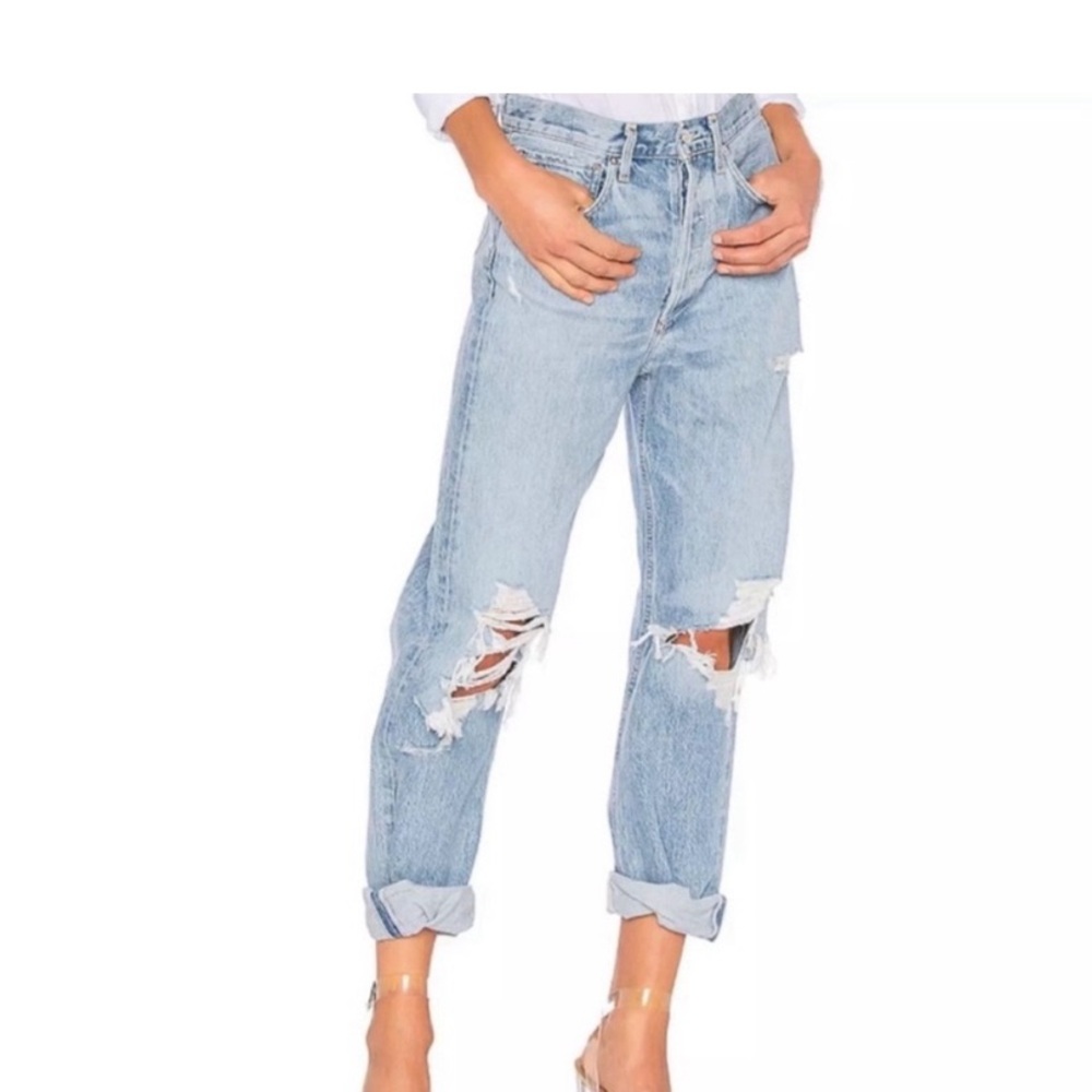 Agolde 90s Mid Rise Loose Fit in Mid Rise - Sz 26 - Fall Out